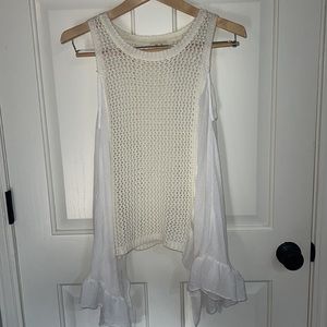 debut, S/M, very cute, gently worn condition, White/Cream
